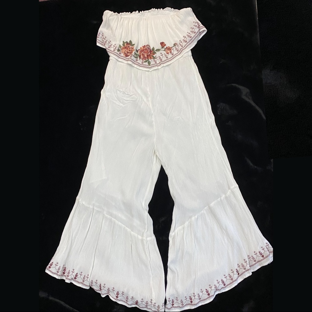 American Eagle Embroidered Jumpsuit - Picture 2 of 6